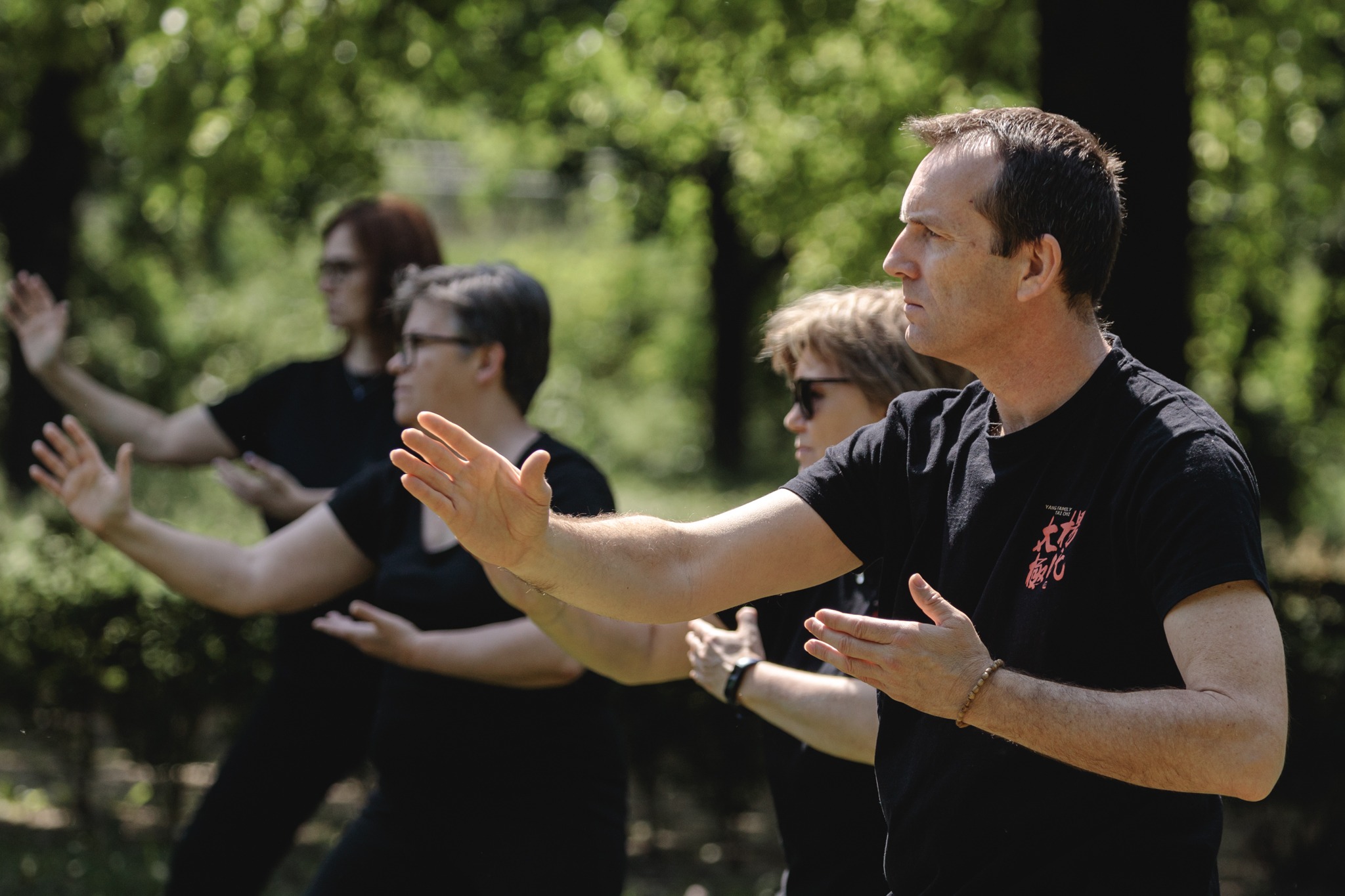 Tai Chi Chuan gyakorlás természetes környezetben